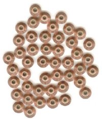 50 3x5mm Antique Copper Gear Shaped Spacer Beads